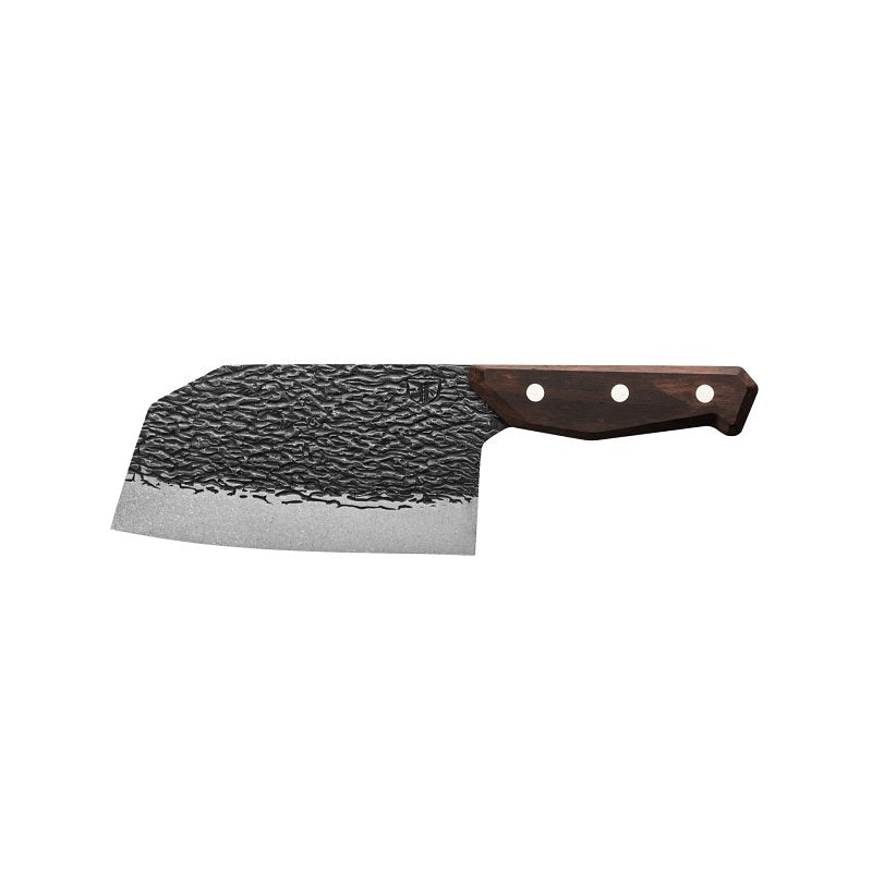 BOLLINGER INDUSTRIES True PrimalForge Series TRU-FXK-1018 Chopper, 6-1/2 in L Blade, Stainless Steel Blade, Monzo Wood Handle