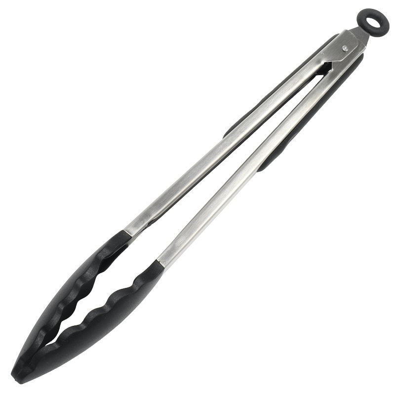 CHEF CRAFT Chef Craft Premium Series 13685 Tong, 12 in L, Silicone, Black, Dishwasher Safe: Yes HOUSEWARES CHEF CRAFT