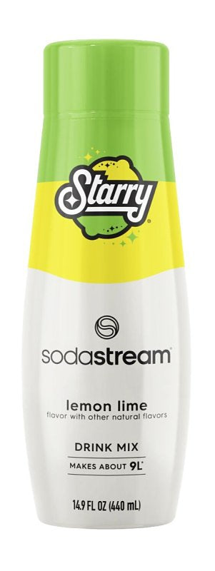 SODASTREAM Sodastream Starry 1924225011 Soda Drink Mix, Water, Lemon Lime, 14.9 fl-oz Bottle