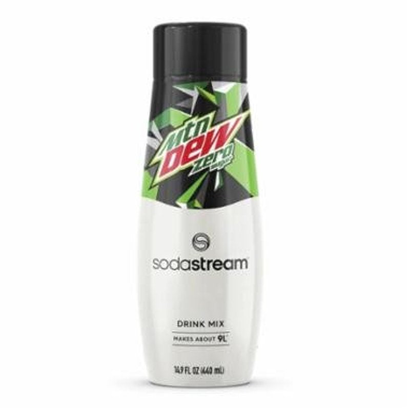SODASTREAM USA INC Sodastream 1103168010 Drink Mix, Mountain Dew Zero Sugar, 14.9 fl-oz