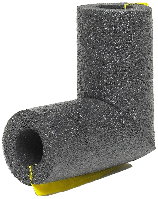 FROST KING Frost King 5ELB58H Elbow Pipe Insulation, 1/2 in Dia, Foam, 1/2 in Copper, 1/4 in Iron Pipe Pipe