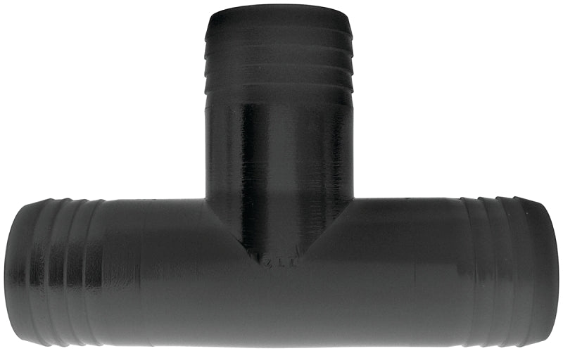 GREEN LEAF Green Leaf T200P Hose Adapter Tee, 2 in, Hose Barb, Polypropylene, Black