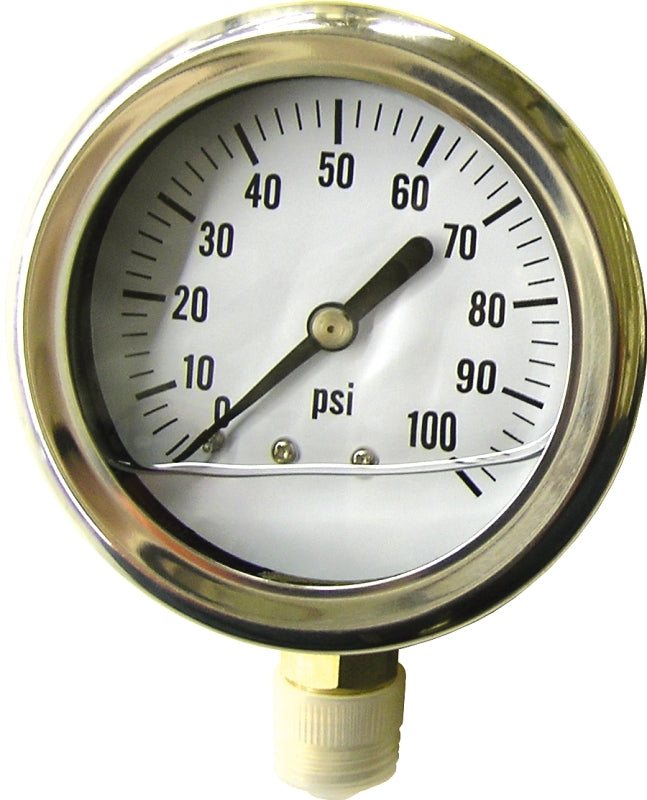 GREEN LEAF Green Leaf LG 100 1 PK Pressure ga, Liquid Filled