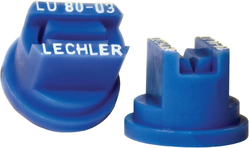 GREEN LEAF Green Leaf LU 80-03 6PK Spray Nozzle, Multi-Range Universal Flat, Polyoxymethylene, Blue, For: Y8253048 Series 8 mm Cap