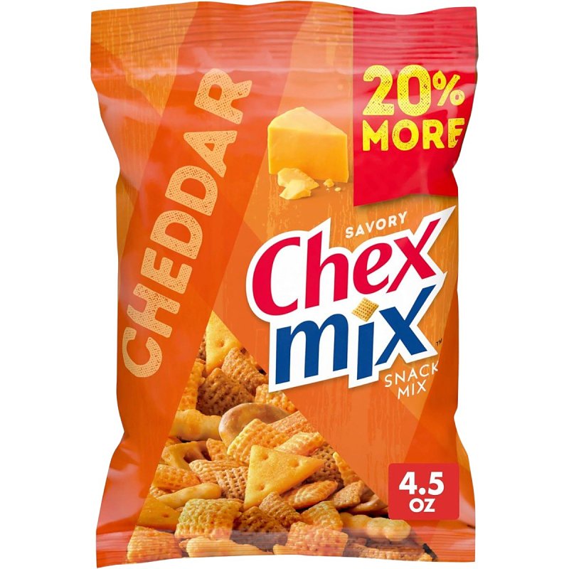 CHEX MIX Chex Mix 786305 Savory Snack Mix, Cheddar, 4.5 oz HOUSEWARES CHEX MIX