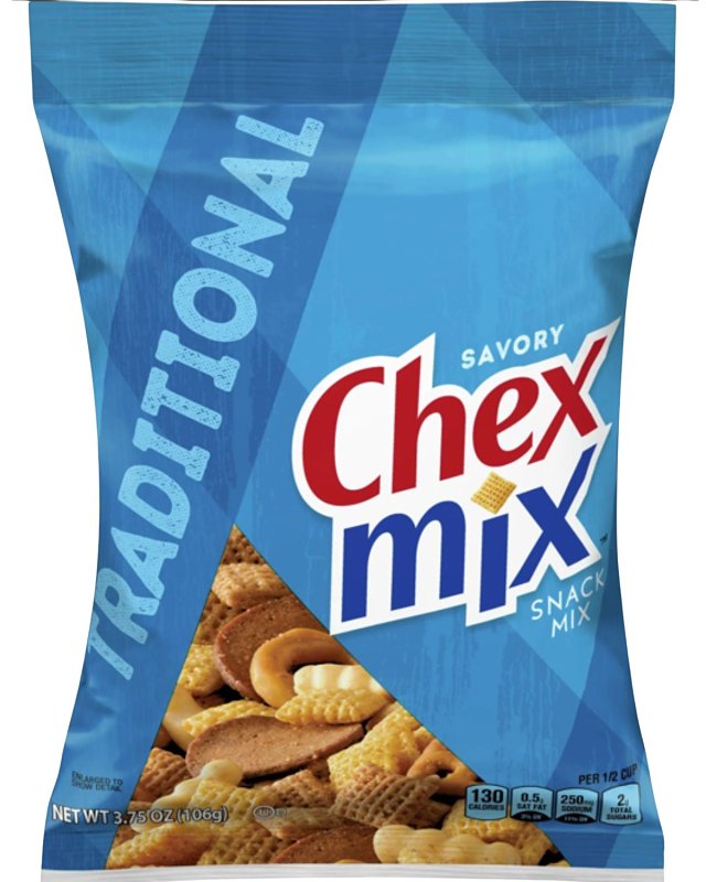 CHEX MIX Chex Mix 786306 Savory Snack Mix, Traditional, 4.5 oz