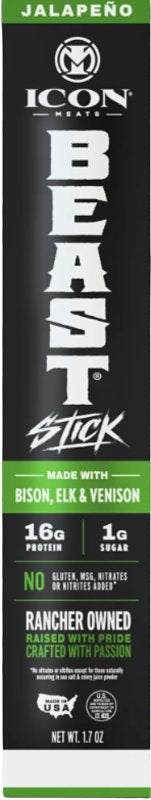 ICON BEEF JERKY STICKS JALAPENO
