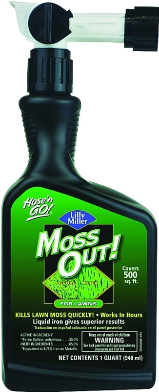 MOSS OUT Moss Out! 100503873 Moss Killer, Liquid, Spray Application, 32 oz