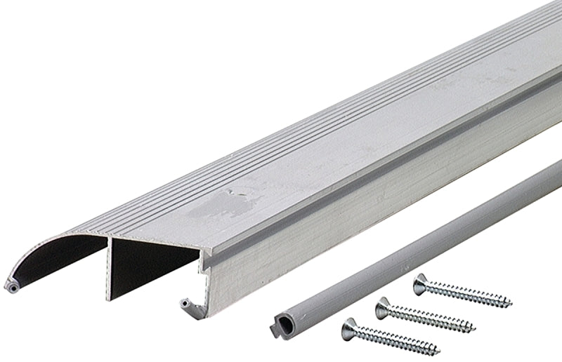 M-D M-D TH153 Series 69698 Bumper Threshold, 72 in L, 4 in W, Aluminum, Mill