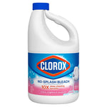 CLOROX Clorox Splash-Less 32387 Bleach, 77 oz, Bottle, Liquid, Fresh Meadow