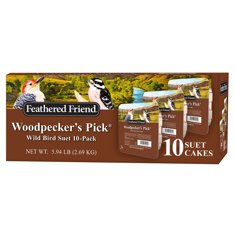 FEATHERED FRIEND Feathered Friend 14379 Sunflower Seed Wild Bird Food, Suet HARDWARE & FARM SUPPLIES FEATHERED FRIEND