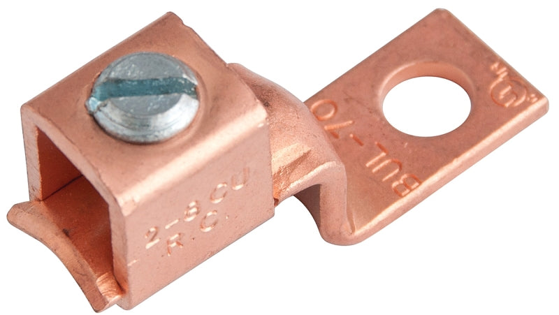 GB Gardner Bender GSLU-35 Mechanical Lug, 600 V, 14 to 10 AWG Wire, 3/8 in Stud, Copper Contact ELECTRICAL GB