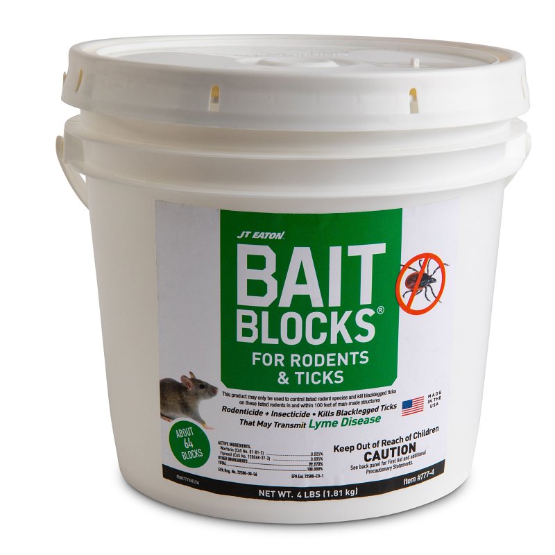 J.T. EATON J.T. Eaton 777-4 Bait Block, Wax Block, 4 lb Pail HARDWARE & FARM SUPPLIES J.T. EATON   