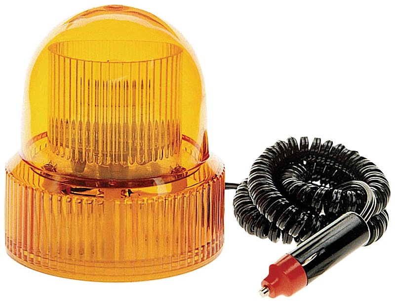 PETERSON MFG PM 772 V772A Flashing Beacon Light, 9 to 16 V, LED Lamp, Amber Lens, 90 fpm Flash Rate