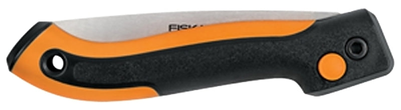 FISKARS Fiskars 390680-1001 Pruning Saw, 7 in Blade, Steel Blade, Resin Handle, Soft-Grip Handle, 21-1/2 in OAL LAWN & GARDEN FISKARS