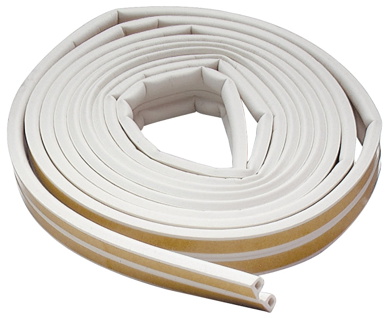 M-D M-D 02576 Weatherstrip Tape, 3/8 in W, 17 ft L, EPDM Rubber, White HARDWARE & FARM SUPPLIES M-D