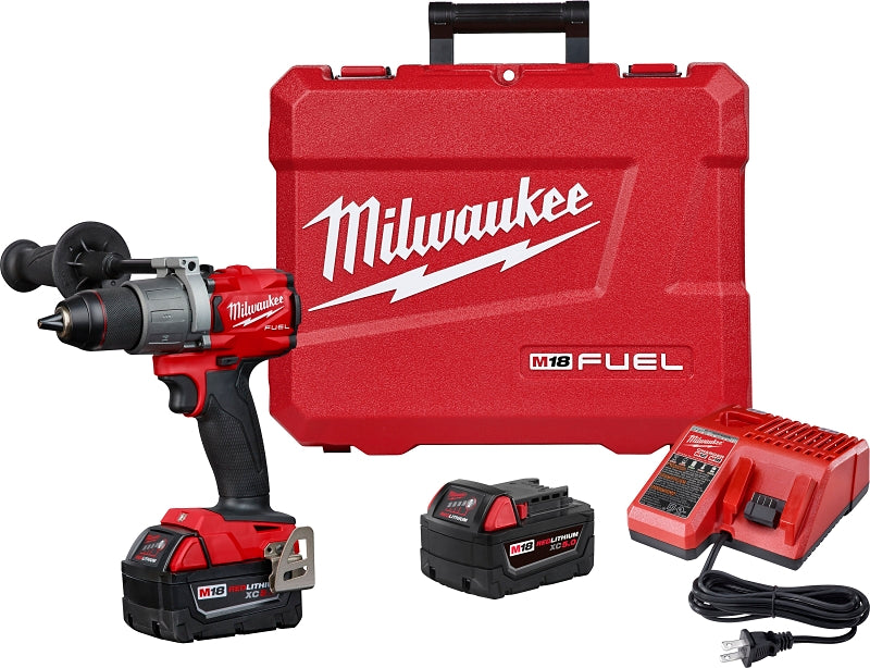MILWAUKEE Milwaukee M18 2803-22 Drill/Driver Kit, Battery Included, 18 V, 1/2 in Chuck, Ratcheting Chuck