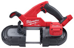 MILWAUKEE Milwaukee 2829-20 Compact Band Saw, Tool Only, 18 V Battery, 35-3/8 in L Blade, 3-1/4 in Cutting Capacity