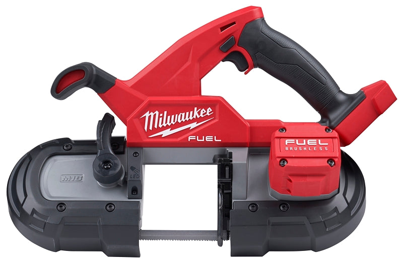 MILWAUKEE Milwaukee 2829-20 Compact Band Saw, Tool Only, 18 V Battery, 35-3/8 in L Blade, 3-1/4 in Cutting Capacity
