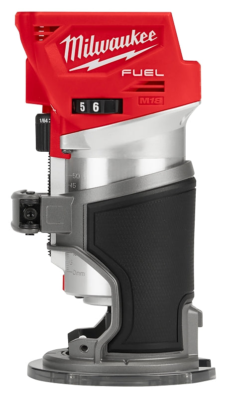 MILWAUKEE Milwaukee 2723-20 Compact Router, 18 V, 5 Ah, 1/4 in Collet, 10,000 to 31,000 rpm Load TOOLS MILWAUKEE