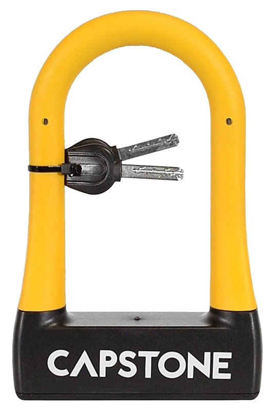 KENT Kent 67225 Bike U-Lock with Key, Standard, Brass/Steel, Black, Vinyl APPLIANCES & ELECTRONICS KENT