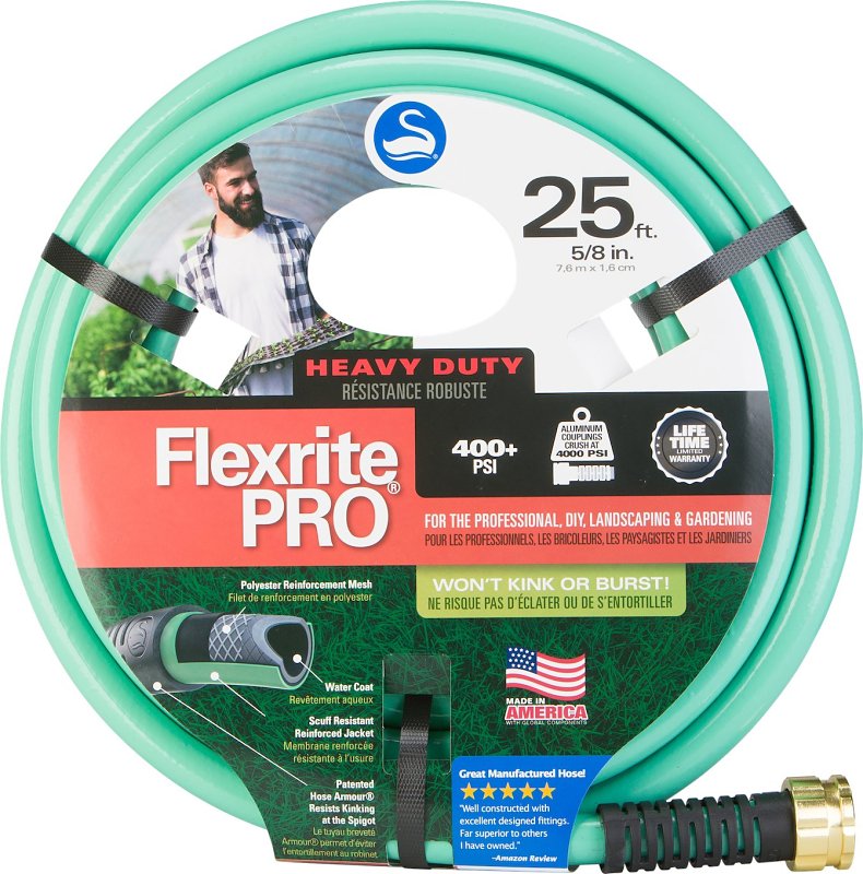 LAWN & GARDEN LLC Swan FXP58025 Garden Hose, 25 ft L