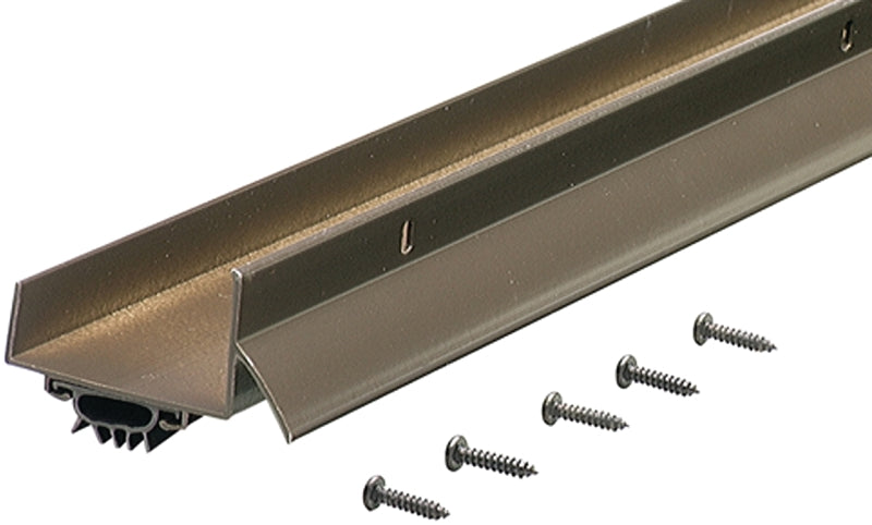 M-D M-D DB003 Series 69554 Door Bottom with Drip Cap, 36 in L, 1-3/4 in W, 1-1/4 in H, Aluminum, Bronze HARDWARE & FARM SUPPLIES M-D