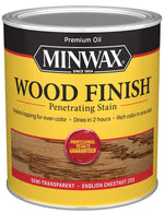 MINWAX Minwax 700444444 Wood Stain, English Chestnut, Liquid, 1 qt Can PAINT MINWAX