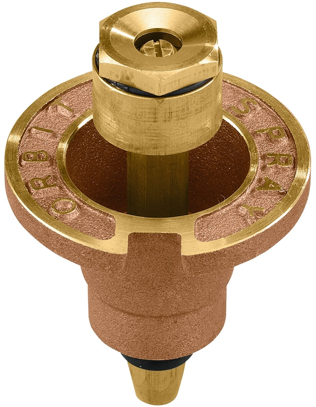 ORBIT IRRIGATION PRODUCTS Orbit 54070 Sprinkler Head with Nozzle, 1/2 in Connection, FNPT, 12 ft, Brass