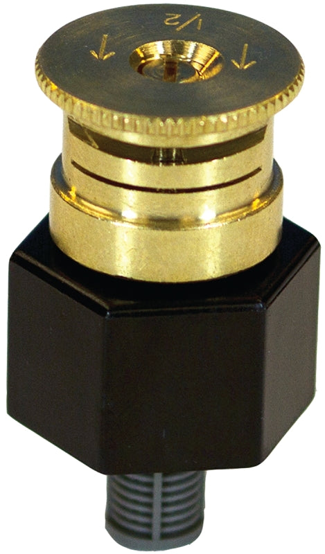 ORBIT IRRIGATION PRODUCTS Orbit 54052 Shrub Sprinkler Head, 1/2 in Connection, Female Thread, Brass