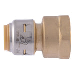 SHARKBITE SharkBite Max Series UR068A Pipe Coupling, 1/2 x 3/4 in, Brass, 250 psi Pressure