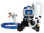 GRACO Graco 257025 Airless Paint Sprayer, 3/8 hp, 25 ft L Hose, 0.015 in Tip, 0.24 gpm, 2800 psi, Piston Pump, 0.24 gpm