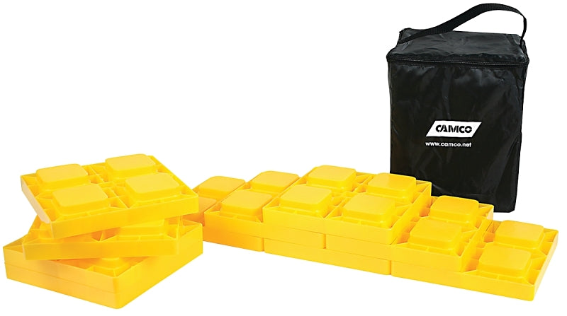CAMCO Camco USA 44505 Leveling Block, Plastic, Yellow