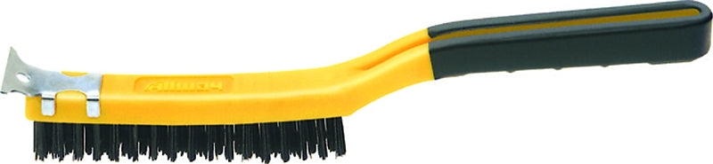 ALLWAY TOOLS ALLWAY SB319 Wire Brush, Carbon Steel Bristle, 14 in OAL PAINT ALLWAY TOOLS