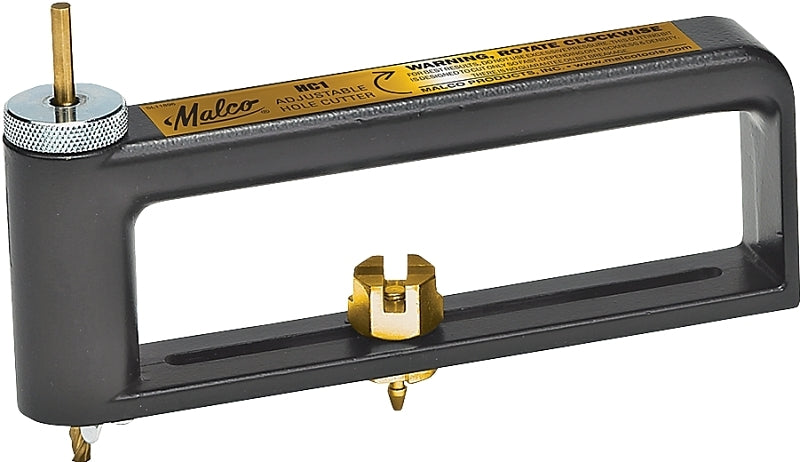 MALCO PRODUCTS Malco HC1 Hole Cutter, 2 to 12 in Dia, 1-1/8 in D Cutting, 1 TPI, Steel Cutting Edge