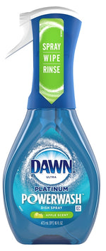 DAWN Dawn Platinum 52365 Dish Soap Spray, 16 oz, Liquid, Apple Scent, Colorless CLEANING & JANITORIAL SUPPLIES DAWN