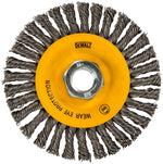 DEWALT DEWALT HP Series DW49202B Wire Wheel, 6 in Dia, 5/8-11 in Arbor/Shank TOOLS DEWALT