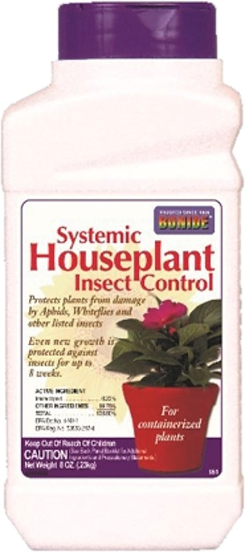 BONIDE Bonide 951 Systemic Houseplant Insect Control, Granular, Indoor, 8 oz Bottle LAWN & GARDEN BONIDE