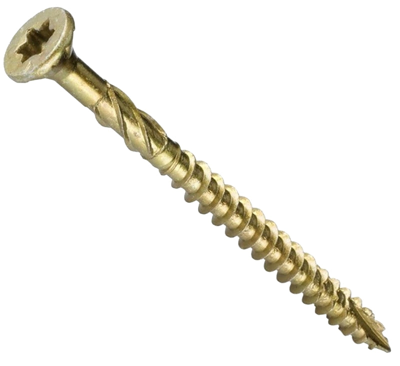 GRK FASTENERS GRK Fasteners R4 02095 Screw, #9 Thread, 1-1/2 in L, W-Cut Thread, Countersunk Head, Star Drive, Zip-Tip Point, Steel HARDWARE & FARM SUPPLIES GRK FASTENERS