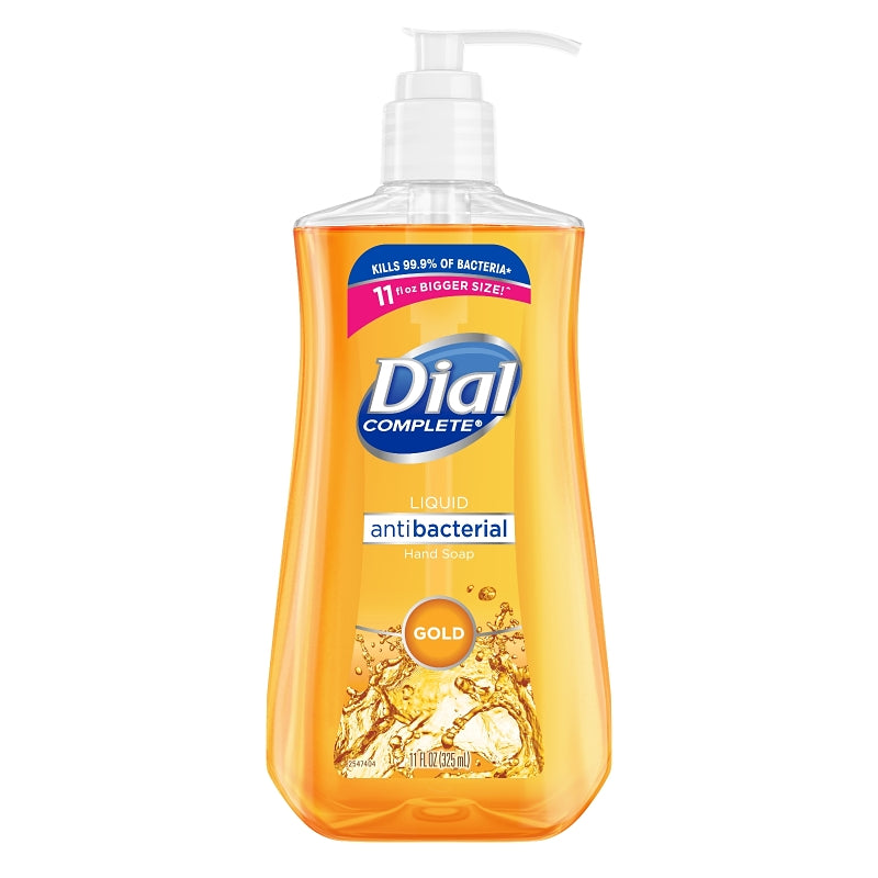 DIAL Dial Complete 2896077 Antibacterial Hand Soap, Liquid, Gold, Neutral, 11 oz