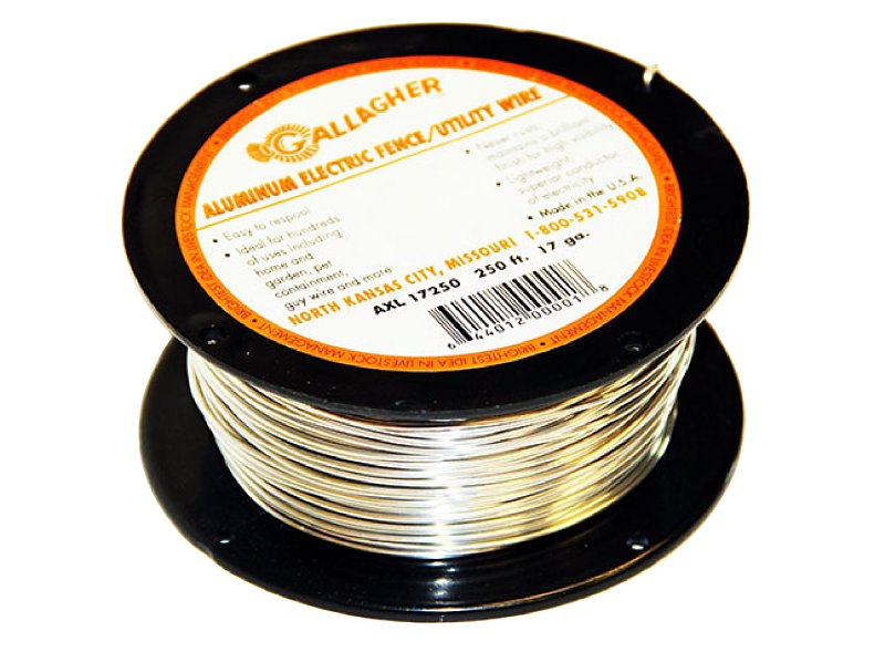 GALLAGHER POWER FENCE, FENCE WIRE ELECTRIC 17GA 250FT HARDWARE & FARM SUPPLIES GALLAGHER POWER FENCE,