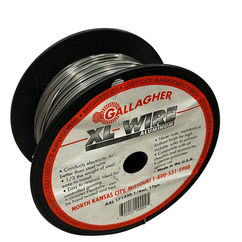 GALLAGHER POWER FENCE, FENCE WIRE ELEC 17GA 1/4 MILE HARDWARE & FARM SUPPLIES GALLAGHER POWER FENCE,