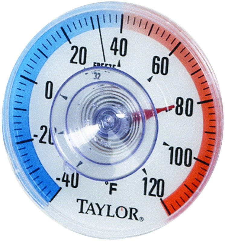 TAYLOR Taylor 5321N Thermometer, 1-1/4 x 3-1/2 x 3-1/2 in Dimensions, -40 to 120 deg F