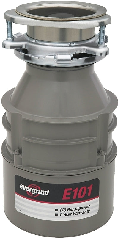 INSINKERATOR InSinkErator Evergrind Series 75941 Garbage Disposal, 26 oz Grinding Chamber, 1/3 hp Motor, 120 V, Steel PLUMBING, HEATING & VENTILATION INSINKERATOR