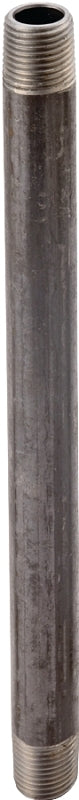 BK LLC SOUTHLAND ProSource BN 1X18-S Nipple, 1 in, 18 in L, Male, SCH 40 Schedule, Steel LAWN & GARDEN BK LLC SOUTHLAND