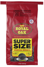 ROYAL OAK Royal Oak Super Size 800002199 Charcoal Briquette, 14 lb Bag OUTDOOR LIVING & POWER EQUIPMENT ROYAL OAK   