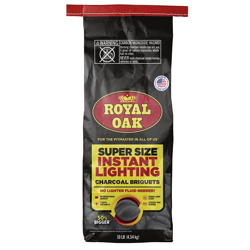 ROYAL OAK Royal Oak Super Size 800002396 Charcoal Briquette, 10 lb