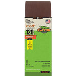 GATOR Gator Red Resin 7010 Sanding Belt, 3 in W, 21 in L, 120 Grit, Fine, Aluminum Oxide Abrasive