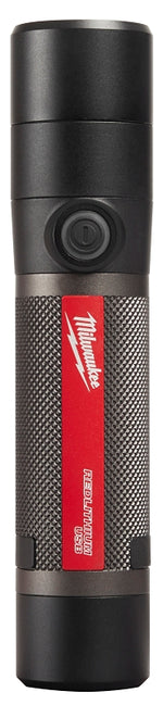 MILWAUKEE Milwaukee 2160-21 USB Rechargeable Compact Flashlight, 3 Ah, Lithium-Ion Battery, LED Lamp, Bulls Eye/Flood/Spot Beam TOOLS MILWAUKEE