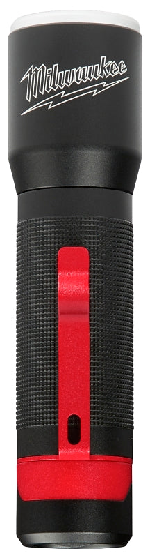 MILWAUKEE Milwaukee TRUEVIEW Series 2107 Focusing Flashlight, AAA Battery, LED Lamp, 325 Lumens Lumens, Flood, Spot Beam, Black TOOLS MILWAUKEE